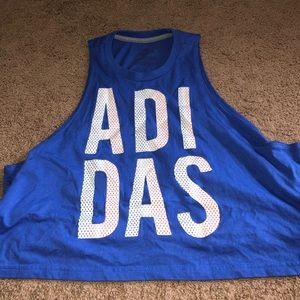 adidas workout cropped tank